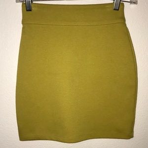 Bodycon Skirt (mustard)